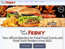 Tablet Screenshot of foodtruckfriday.com